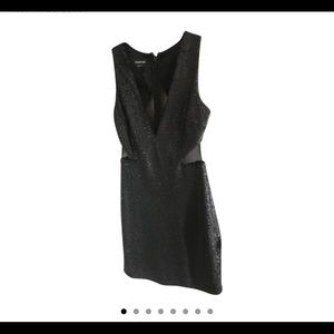 NWT Grey Sequin Bebe Dress